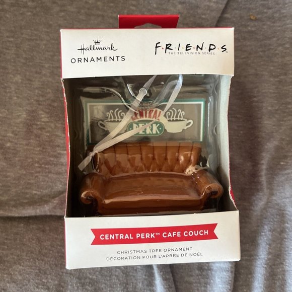 NIB Hallmark Friends Central Perk Couch Christmas Tree Ornament 2022 - Picture 1 of 3